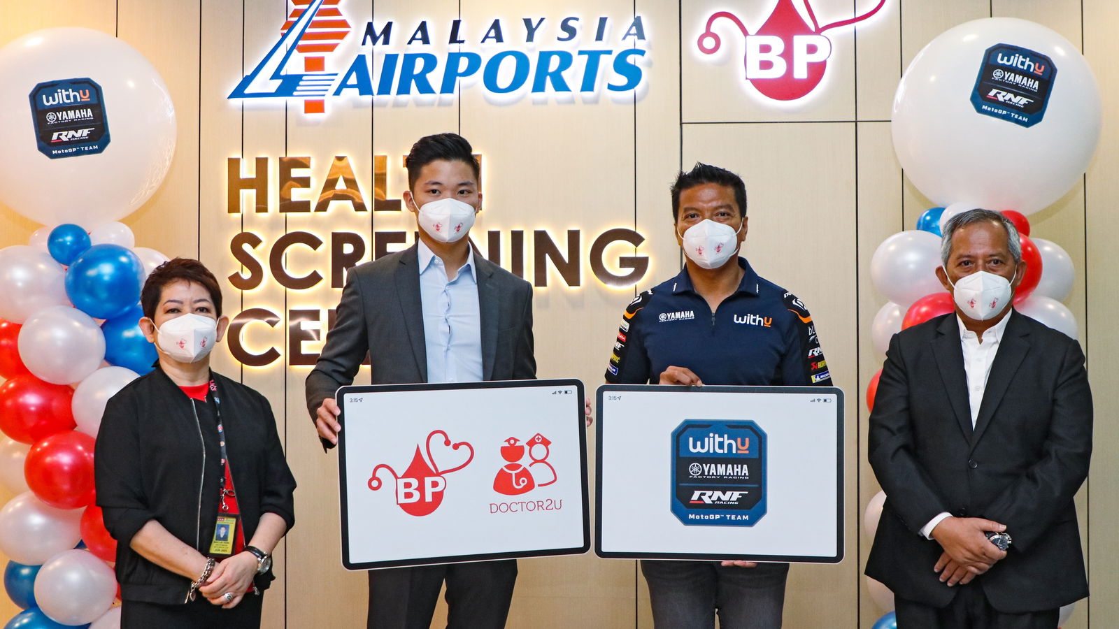WithU RNF Yamaha confirm new MotoGP sponsor BP Healthcare